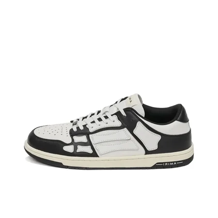

AMIRI Skel-Top Low Bone Shoes Casual comfortable fashion board shoes men s black and white MFS003-004