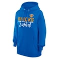 thumbnail image 2 of Women's G-III 4Her by Carl Banks Blue New York Knicks Graphics Fleece Pullover Hoodie, 2 of 3