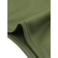 thumbnail image 5 of DARING DIVA Women's Plus Tank Tops Round Neck Swing Lace Panel Flowy Tops 3X Army Green, 5 of 6