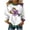 #064-White, variant on Craaazy Mardi Gras Shirts for Women Long Sleeve Casual Round Neck Carnival Printed Loose Denim Patchwork Printing Fashion Clothes Gifts