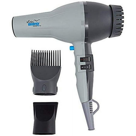 Conair Pro Silver Bird Professional Ceramic Hair Dryer Ionic 2000 Watts Gray