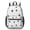 Black-10, variant on 17 Inch Lightweight Backpack,PVC Waterproof Oxford Fabric, Ergonomically Designed, with Large Capacity, Funny Doodle Print