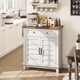 thumbnail image 5 of Yeshouse Mueble de Almacenamiento de Cocina Aparador Contemporáneo con Estantes Ajustables y Cajón Espacioso para Baño y Entrada, 5 of 7