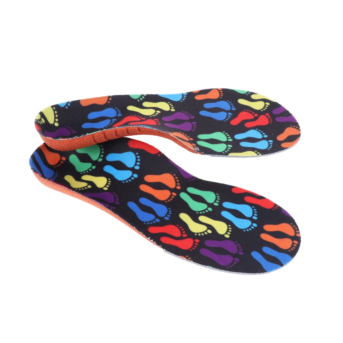 Children Arch Support Insoles Kids Flat Foot Pronation Correction Arch Pad Colorful Feet Insoles