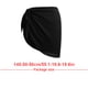 thumbnail image 3 of Naiovety Sarong Coverups Traje de baño Wrap Traje de baño Protección solar Ropa de gasa con corbata abierta ajustable Traje de baño para Traje de baño negro Naiovety OD017123-04, 3 of 6