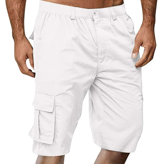 Pantalon Cargo pour Homme Coupe Ajustée Léger Confortable Plein Air Randonnée Travail Décontracté Tenue Quotidienne pour le Printemps et l'Été