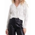 thumbnail image 3 of Women'S 2025 Spring Autumn Winter Short Cardigan Sweater Top Long Sleeve V-Neck Cardigan Jacket Casual Knitwear White S, 3 of 9
