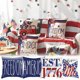 thumbnail image 1 of Fiudx Ofertas Y Liquidación Nueva Funda De Almohada Del Día De La Independencia Bandera Americana Decoración Del Hogar Al Aire Libre Funda De Cojín, 1 of 3