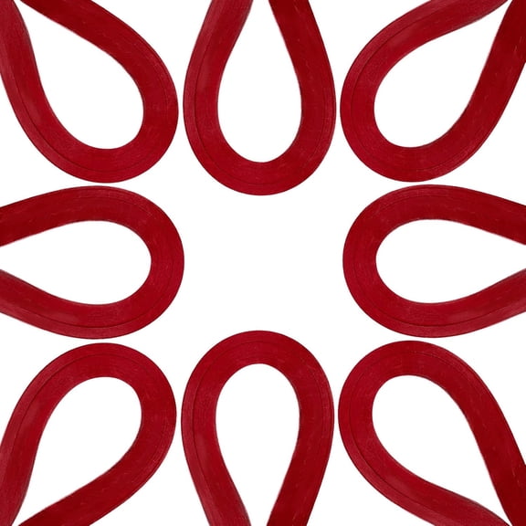 10 Bags(About 120 Strips/Bag) Red Handmade Paper Quilling Strips Paper Slip for Quilling Art