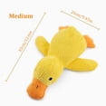 thumbnail image 2 of Squeaky Duck Plush Dog Chew Toy for Small & Medium Breeds, Durable Cuddle Buddy for Boredom & Anxiety, 2 of 7