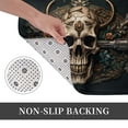 thumbnail image 3 of Kdxio Metal Style Horned Skull,16" x 24", Non-Slip Front Door Mats,Outdoor Welcome Mat Washable, 3 of 9