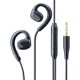 thumbnail image 1 of wonima11 Open Ear Wired Earbuds with Mic & in-Line Volume Control,Compatible with 3.5mm AUX Phones Tablets PC, Corded Headphones Stereo Headset with Ear Hook for Sport Cycling Jogging (Black), 1 of 1