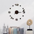 thumbnail image 2 of 3D DIY Roman Numbers Acrylic Mirror Wall Sticker Clock Home Decor Mural Decals, 2 of 3