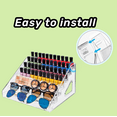 thumbnail image 2 of Nail Polish Organizer,Jademall 7 Layers Upgraded Acrylic Display Rack for Nail Polish Sunglasses Holder, Essential Oils Holder, Clear Eyeglasses Display Case, Makeup Organizer, 2 of 7
