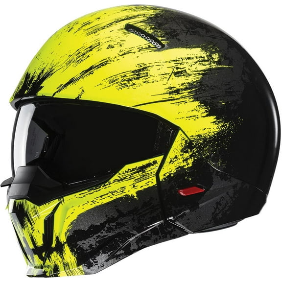 HJC i20 Furia Modular Motorcycle Helmet Gray/Hi-Vis SM