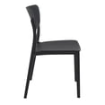 thumbnail image 4 of Luxury Commercial Living 33" Black Stackable Patio Dining Chair, 4 of 8