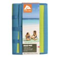 thumbnail image 1 of Lightweight Turquoise/Green Beach Mat with Carry Straps  70”x70”, 1 of 5