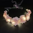 thumbnail image 4 of Aellinatey Led Flower Headband Light up Floral Crowns Luminous Glowing Flower Crowns, 4 of 14