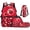 Ladybug, variant on Jeiento Dinosaur 4 Piece Backpack Set 17 Inch Large Capacity Lightweight Schoolbag with Lunch Box Pencil Case Water Bottle Holder, School Backpack for Boys Ages 8-12 Elementary