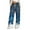 Light Blue, variant on Kaemgyyd Women's Christmas Sweatpants Trendy Wide Leg Drawstring Baggy Pants Casual Loose Printing Pants with Pockets