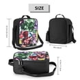 thumbnail image 3 of My Hero Academy Lunch Bag Anime Lunch Tote Bag Reusable Insulated Lunch Box Portable Lunch Bento Box For College Work Office Picnic 10.5*8*4.5 Inch, 3 of 8