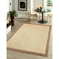 thumbnail image 1 of ECARPET Indoor Outdoor Area Rug for Patio, Deck, Living Room Sisal Classic Collection, 1 of 9