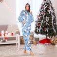 thumbnail image 2 of Adult Onesie Zebra and Grass Zipper One-Piece Pajamas Unisex with Pockets, 2 of 6