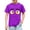 Purple, variant on ATOGUTA Boys T Shirt Kids Casual Crewneck Short Sleeve Loose Basic Tee Tops Red, Size 3T-10
