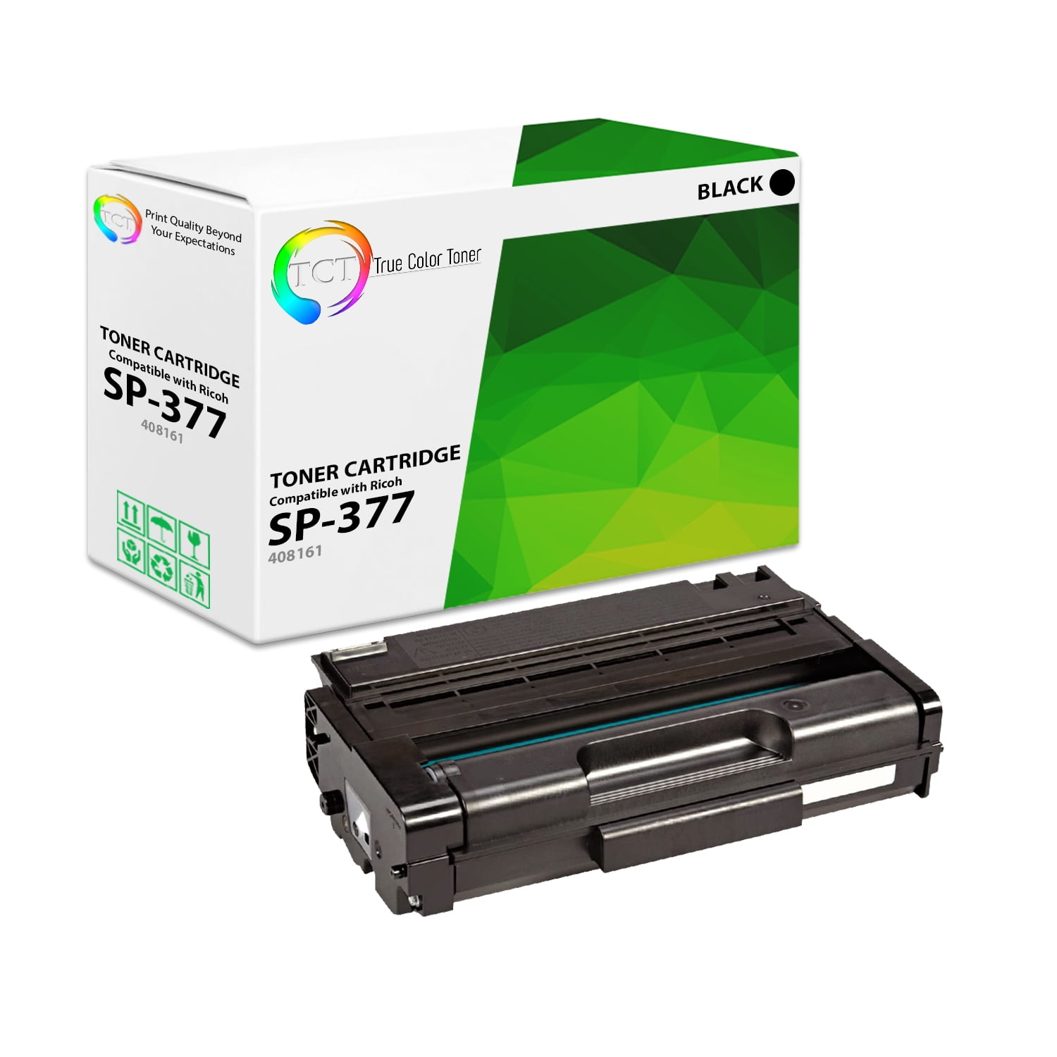 TCT Premium Compatible 408161 Black Toner Cartridge Replacement for Ricoh SP377DNwX Printers Pages) - Walmart.com