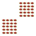 thumbnail image 2 of Guardoinrt 100pack/lot Artificial Flowers Heads For DIY Crafts And Events Style Easy red 2Set, 2 of 6