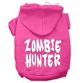thumbnail image 1 of Zombie Hunter Screen Print Pet Hoodies Bright Pink Size M (12), 1 of 1