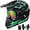 Green, variant on Youth Kids Motocross Helmet Motorcycle Dirt Bike Off-Road Mountain Bike BMX MX ATV Helmet with(Gloves Goggles Mask) 4Pcs Set - DOT Approved