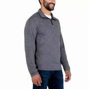 Gerry Mens Long-Sleeve Quarter Zip Pullover, Size Medium