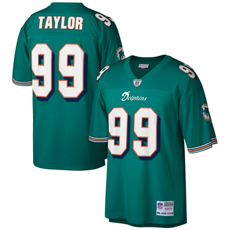 Miami Dolphins Jersey - Jason Taylor Miami Dolphins Mitchell & Ness Retired Player Legacy Replica Jersey - Aqua