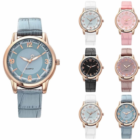 Resicozy Watch for Women Watches Casual Fashion Wristwatch Quartz Date Classic Leather Strap 2026 Black