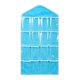 thumbnail image 3 of Dsseng - Bolsa organizadora de almacenamiento para colgar en la pared, 3 unidades, 16 bolsillos, para armario, sobre la puerta (rosa, azul y verde), 3 of 4