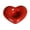 Bright Red, variant on Retro Candle Stands Ceramic Taper Holders for Wedding Dinning Party Table Centerpieces Decorative Heart-shaped Stand Valentines Decor (1 Pack, Matte Red)