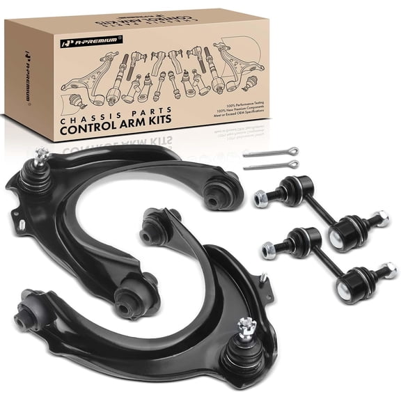 A-Premium Front Upper Suspension Control Arm Kit Ball Joint Compatible with Honda Accord 2003-2007 Acura TSX 2004-2008 2.4L 3.0L 4-PC Set