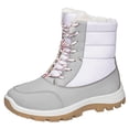 thumbnail image 2 of Willtoo Women's Winter Waterproof Snow Boots Lined Faux Fur Lace Up Platform Non-Slip Casual Warm Shoes, 2 of 5