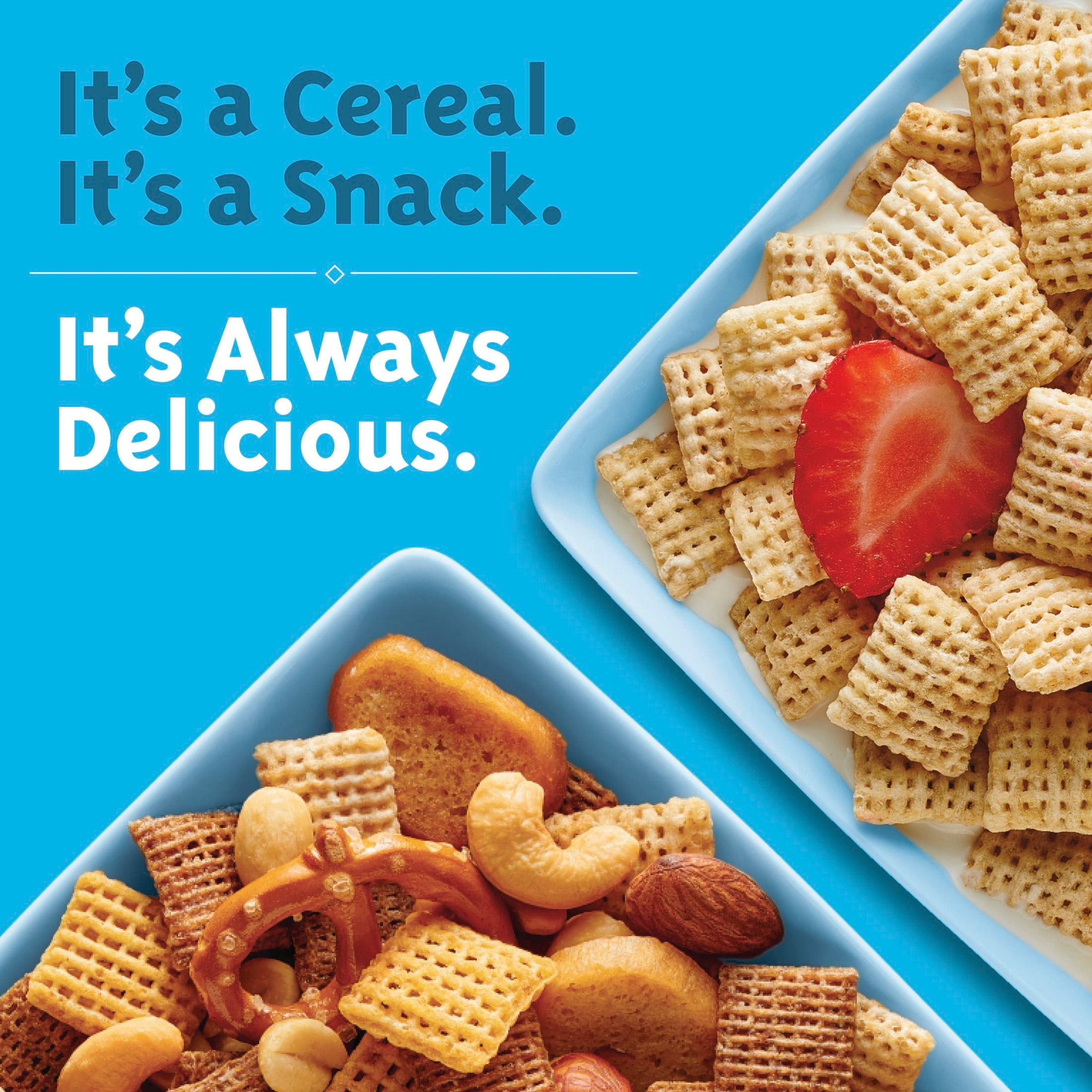 (10 pack) Rice Chex Gluten Free Breakfast Cereal, Homemade Chex Mix Ingredient, 12 oz