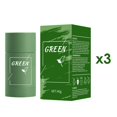 thumbnail image 1 of Mascarilla de té verde, removedor de espinillas, mascarilla facial de arcilla, Control de aceite, eliminador de acné, limpieza de poros, purificante, desintoxicante, cuidado de la piel Tan Jianjun unisex, 1 of 2