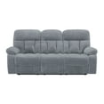 thumbnail image 2 of New Classic Furniture Bravo Polyester Fabric Manual Sofa in Stone, 2 of 8