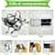 thumbnail image 4 of Caja de almacenamiento de escritorio para cosméticos, acrílico transparente, 8 rejillas, 8 cables Compa, 4 of 5