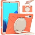 thumbnail image 1 of Funda protectora de color para Samsung Tab S7 Plus de 12,4 pulgadas con soporte para bolígrafo, anillo ajustable grande y protección contra golpes., 1 of 5