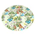 thumbnail image 5 of Cauagu 30" Christmas Tree Skirt Meadow Plants And Butterflies Pattern Christmas Tree Decorations Tree Mat for Xmas Decorations Occasion Holiday Home Decor -30", 5 of 7
