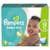 Pampers Baby-Dry Extra Protection Diapers, Size 3, 204 Count