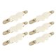 thumbnail image 3 of 10 Uds Clip de cincha Clips para ropa forma de pico de pato hebilla soporte accesorio para chal con tirantes ala blanca, 3 of 9
