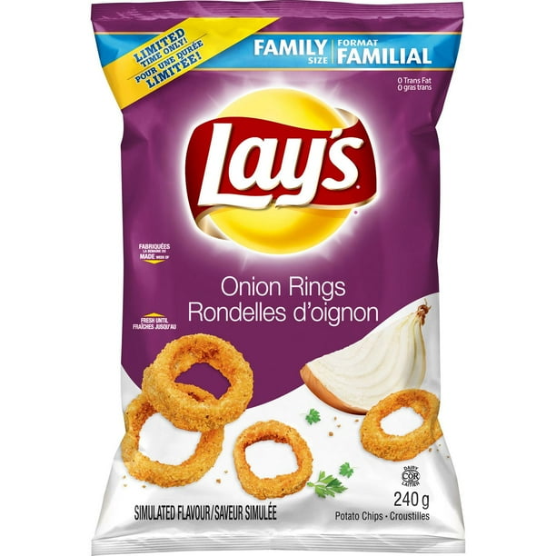 Lay's Onion Rings Potato Chips Walmart.ca