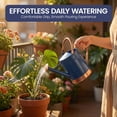 thumbnail image 4 of 1-Gallon Steel Watering Can with Removable Sprinkler Head Ideal for Indoors & Outdoors, Blue, 4 of 5