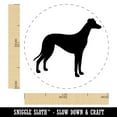 thumbnail image 2 of Greyhound Dog Solid Self-Inking Rubber Stamp Ink Stamper - Pink Ink - Medium 1 Inch, 2 of 7